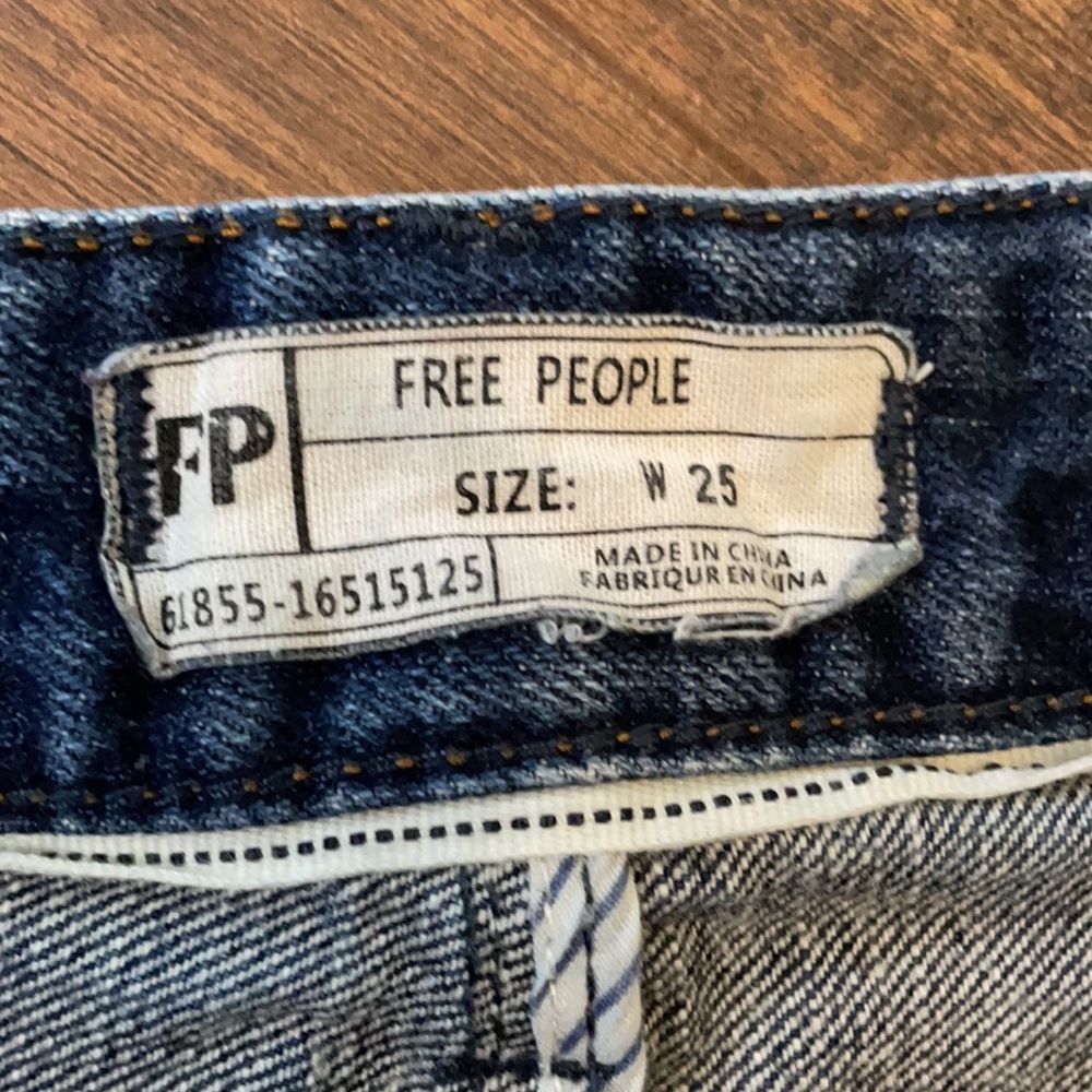Free People Denim Cut off Shorts - Picture 3 of 4
